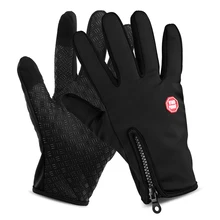 Lixada водонепроницаемые перчатки с сенсорным экраном для велоспорта и сноуборда, Зимние перчатки для спорта на открытом воздухе, длинные перчатки для езды на велосипеде, Мотоциклетные Перчатки