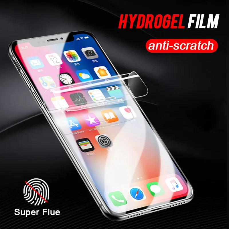

Full Cover Soft Hydrogel Film For iphone X XS Max XR 10 Screen Protector On For iphone XR X Protective Film (Not Tempered Glass)