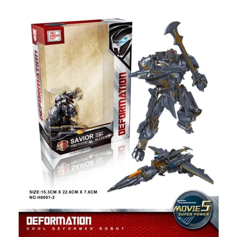 WEIJAING H6001-2 PVC Transformation Figma Movie Anime Figure Model Deformable Robot Car Op Commander Plastic Boy toys children