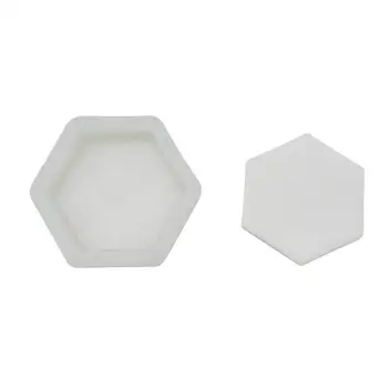 

High Quality Mould DIY Silicone Mold Plate Hexagon Plate Aromatherapy Concrete Tray Cakes Soaps Puddings Chocolates Baking Molds