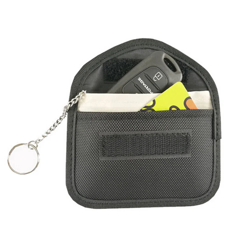 

Mini Universal Car Key Bag Theft Prevention Signal Blocker Case Anti-scanning Oxford Cloth Car Key Guard Signal Blocker Storage