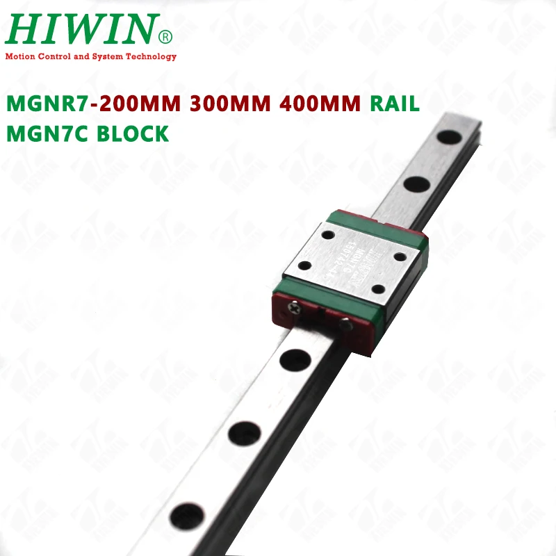 

HIWIN MGN7C mini short block carriages with MGNR7 rail 200mm 300mm 400mm linear guideway 7 mm MGN series CNC parts MGN7