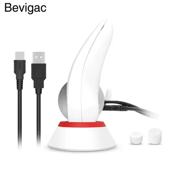 

Besegad Charger Stand Station Controller Grip Handle Charging Cable Thumb Cap for Nintendo Nintend Switch Poke Ball Plus Eevee