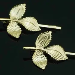 2019 свадебные золотые ветка с листьями жемчужная заколка шпилька Тиара головной убор