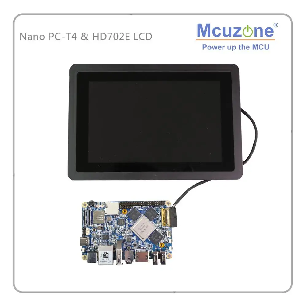 FriendlyELE NanoPC-T4 HD702E Rockchip RK3399 Cortex-A72 Cortex-A53 VR AI OpenCV TensorFlow MIPIDual band wifi M.2PC EC20 4G EMMC