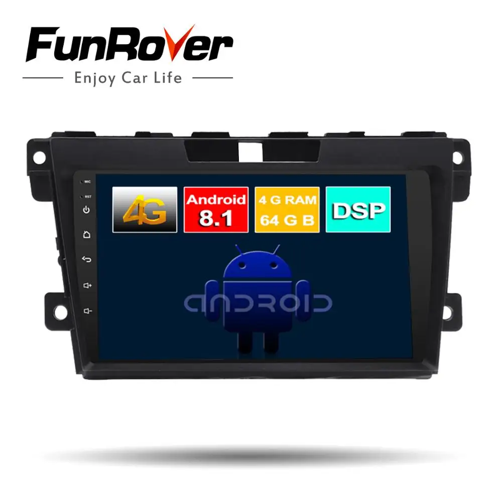 

Funrover 2 din android 8.1 car dvd player for Mazda CX7 CX-7 CX 7 2008 - 2015 radio gps navigation stereo multimedia player DSP