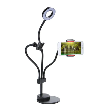 

For Live Show Taking Pictures 6W 36LED Light Round Selfie Camera Lamp T-ouch Control USB Powered Operated 360° Rotatable Angle