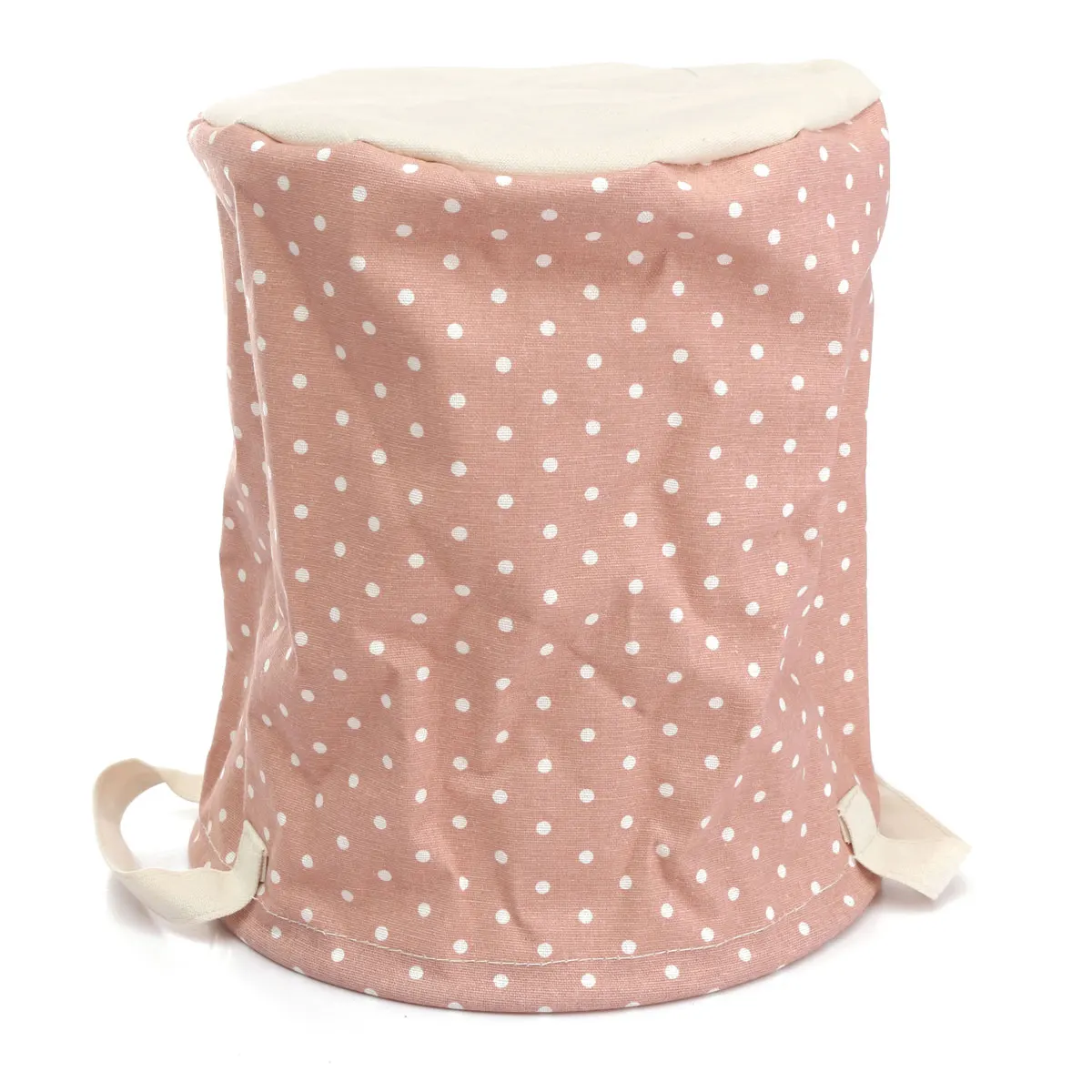 القطن الكتان حقيبة التخزين دلو الغسيل برميل المنظم موجة نقطة القذرة الملابس غسل سلة الغسيل 3 ألوان المنزل المناسب