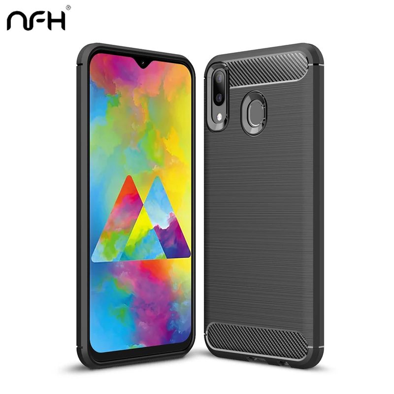 Защитный чехол для Samsung Galaxy M20 6 3 ''SM-M205FD из углеродного волокна M10 M105FD M 20 10 Coque |