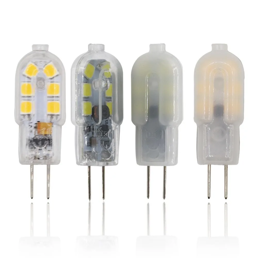 2 Вт Светодиодная лампа G4 AC/DC 12 В AC220 240V SMD 2835 мини светодиодная лампа|Светодиодные