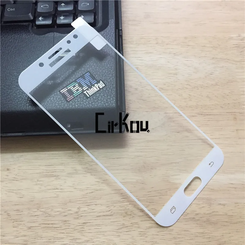 

Full AB Glue Full Cover 2.5D Arc Edge 0.33mm 100% Tempered Glass Screen Protector Film For Samsung Galaxy J7 Pro