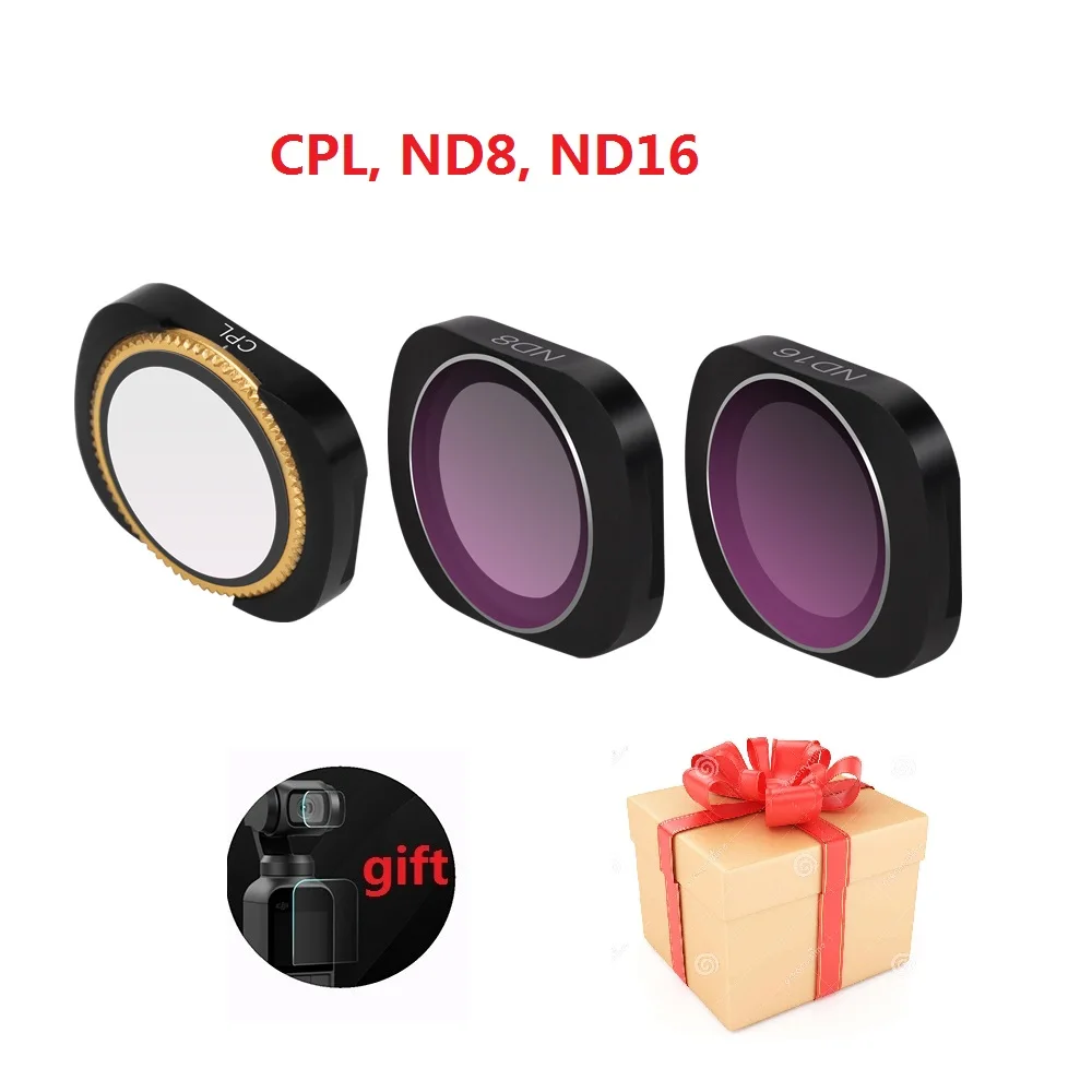 Для камеры OSMO карман 2 Камера фильтр MCUV CPL ND 8 4 16 32 64 PL плотности фильтры Набор для DJI
