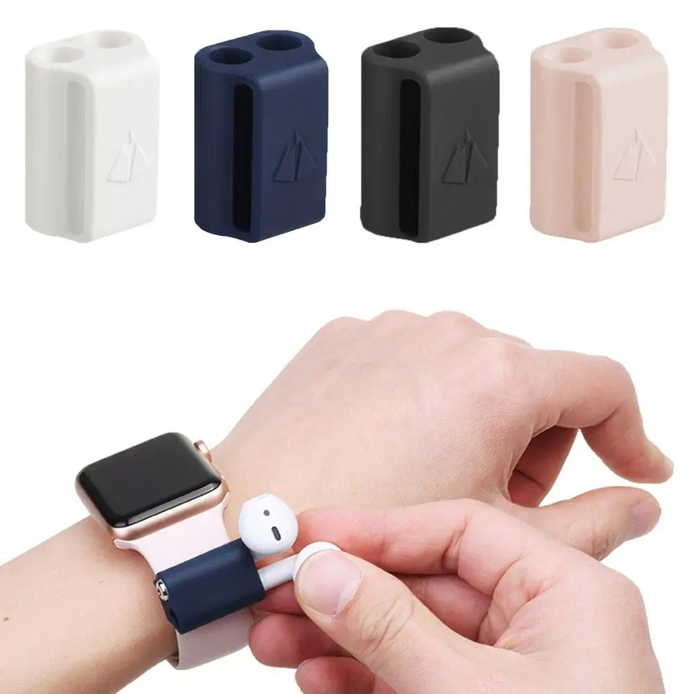 

Portable Wireless Bluetooth Earphone Case Stand Holder for Apple AirPods EarPods