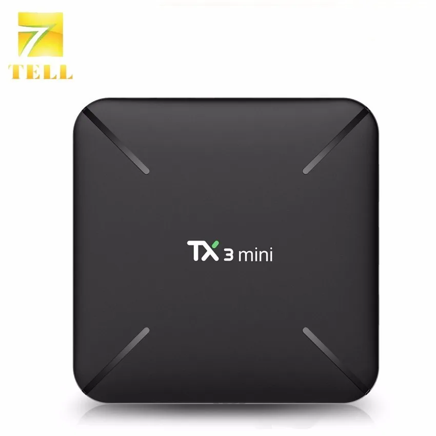 ТВ приставка TX3 MINI Amlogic S905W Smart Android 7 1 2 Гб 16 четырехъядерный H.265 4K WiFi Youtube коробка