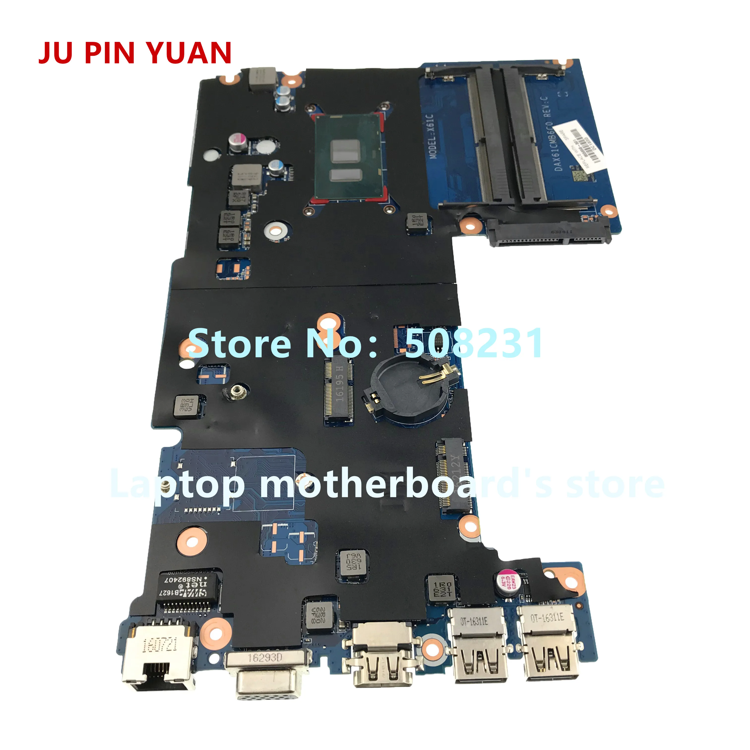 جو دبوس يوان 855658-601 855658-001 اللوحة الأم ل HP ProBook 430 G3 440 G3 اللوحة المحمول DAX61CMB6C0 i7-6500U اختبار بالكامل