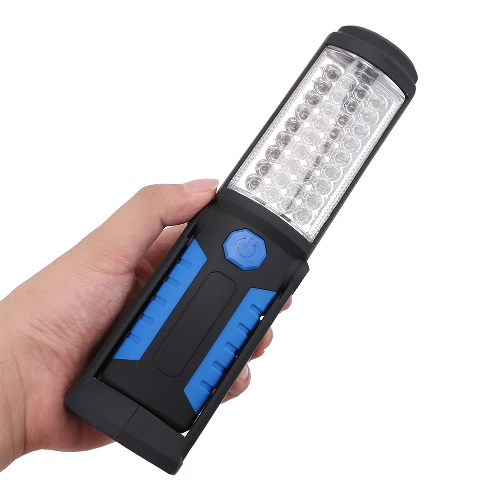 

36+5LED Portable Lantern Flashlights Work Light Led Flashlight With Magnet 90 Degree Stand Hanging Torch Lamp For Work S3