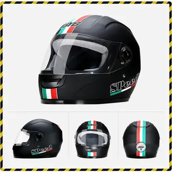 

Adeeing Full Face Helmet Motorbike Racing Capacete Man Woman Summer Scooter Off Road Bicycle Safety Helmet Head Protector