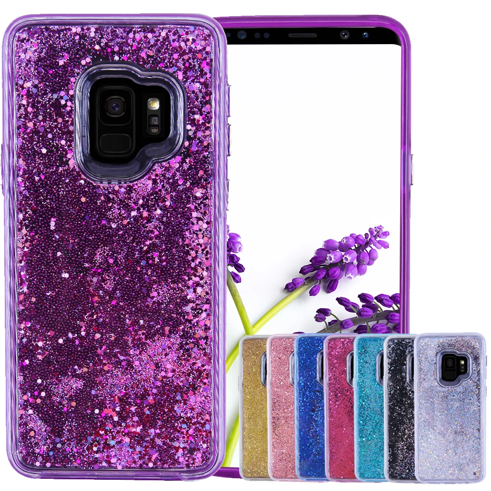 Зыбучий песок чехол для Samsung Galaxy S10/S10e/S10 Plus чехлы крышка 360 ТПУ Блестки Блестящий с