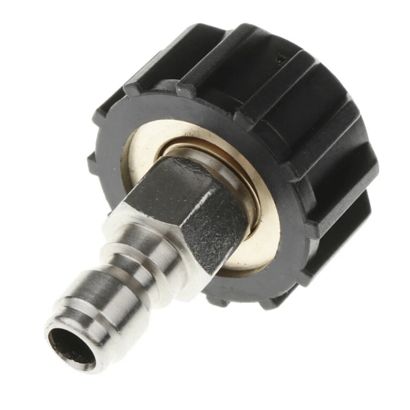 

Brass Quick Connector M22/14 To 1/4 Male Adapter For Pressure Washer Connect