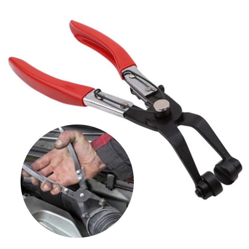 

1x Locking Car Pipe Hose Clamp Pliers Fuel Clip Curved Throat Tube Plier Tools