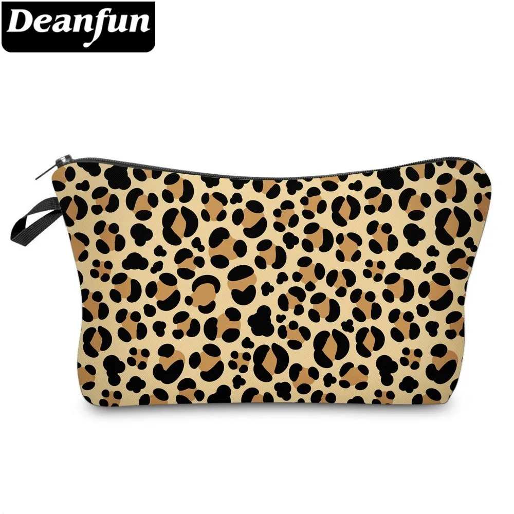 Deanfun ليوبارد التجميل حقيبة للماء الطباعة رواج Neceser مخصص شعار للمجوهرات 51465