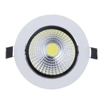 

Youool LED COB Spotlight Ceiling Lamp AC110V 220V 12W Aluminum Recessed Downlights Round Led Panel Light