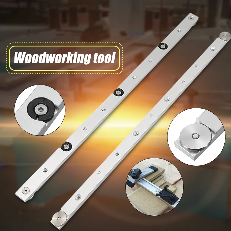

450M Aluminium Alloy Rail Miter Bar Slider Table Saw Gauge Rod Woodworking Tool
