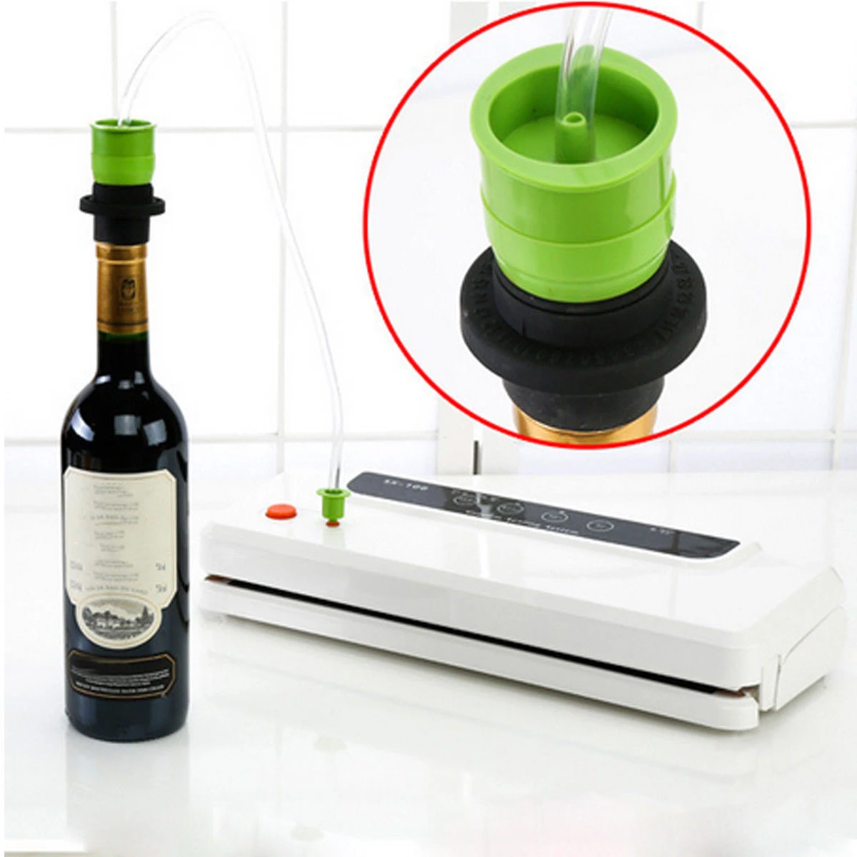 

Food Vacuum Sealer Saver Packing Sealing Machine w/ Vacuum Storage Bag