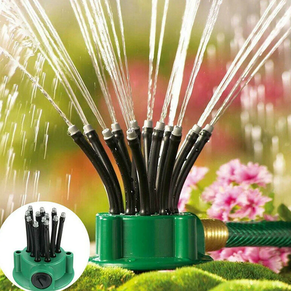 360 Degrees Adjustable Lawn Sprinkler Head Garfen Flexible ...