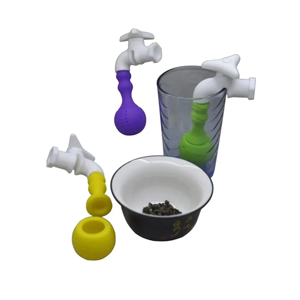 

Silicone Tea Infuser Lovely and Cute Animal Shape Easy to Use and Clean Innocuous to Human Herbal Spice Filter Tool Random Color