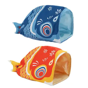 

Fish Shape Cat House Pet Cat Sleeping Bag Waterproof Pet Nest Easy Cleaning Cat Litter House for Cats Puppies Rabbits