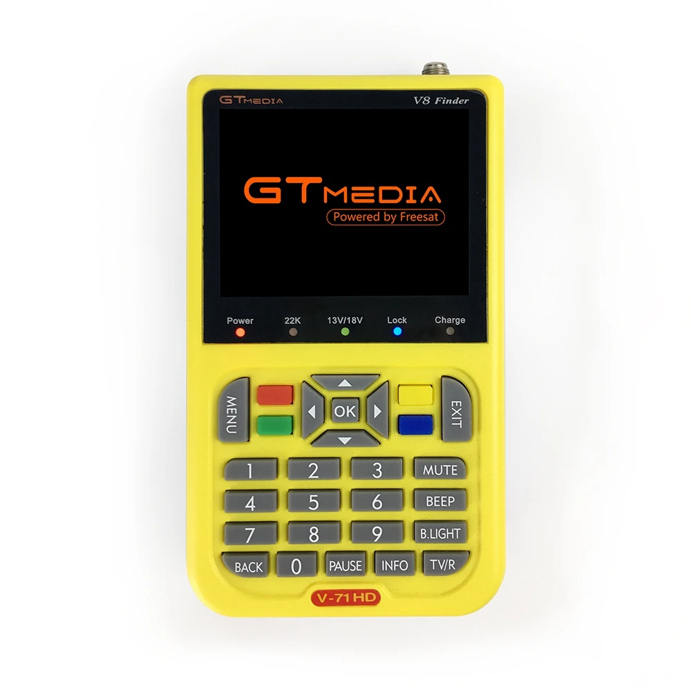 

GTMEDIA V8 Finder HD DVB-S2 Digital Satellite Finder High Definition Sat Finder DVB S2 Satellite Meter Satfinder 1080P