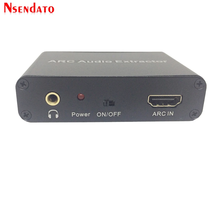 HDMI ARC Audio Extractor DAC ARC L R Coaxial SPDIF Jack Extractor Return Channel Converter For Fiber RCA 3 5mm Headphone for TV