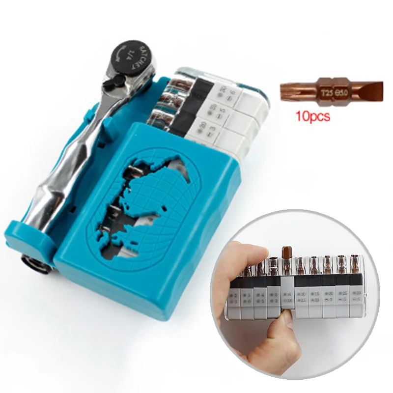 

High Quality 12Pcs 1/4-Inch Socket Wrench Set Drive Ratchet Wrench Spanner For Bicycle Repair