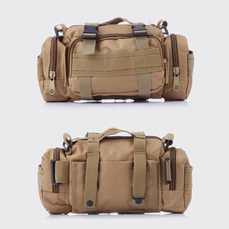 

Camping camera bag first aid kit Camouflage multi-function 3P magic pockets Army package sports tactical bag shoulder camera bag