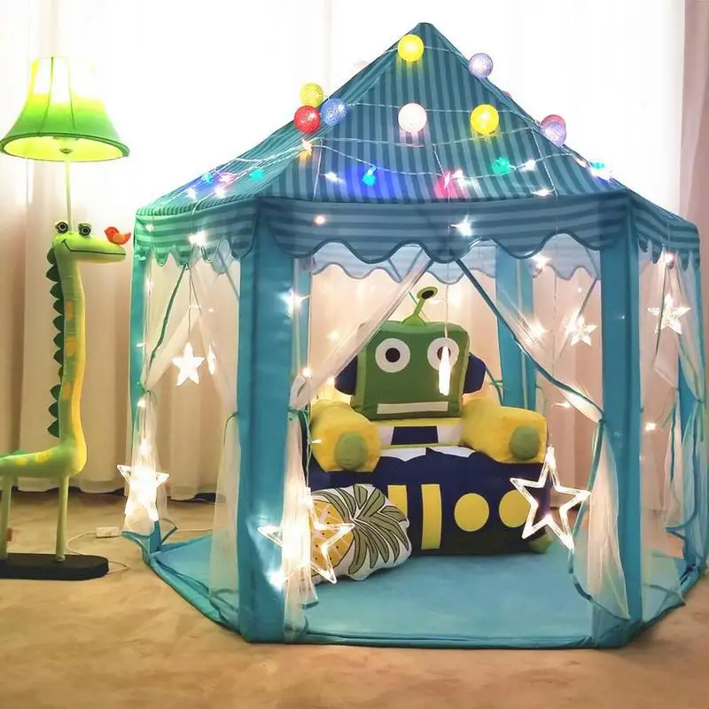

Hexagon Princess Castle Oversized Tulle Children's Tent Game House Toy House Anti-mosquito Nets