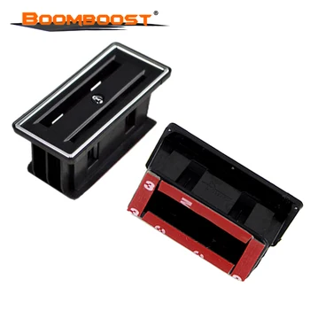 

1pcs Car Storage Black Center Console Card Holder Coin Slot for Volkswagen VW Golf MK7 VII 2012 2013 2014 2015