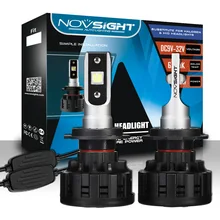 NIGHTEYE светодиодный автомобильных фар лампы Противотуманные огни H1 H3 H7 H11 9005 9006 60 W 10000LM 6500 K NovSight A500-N13