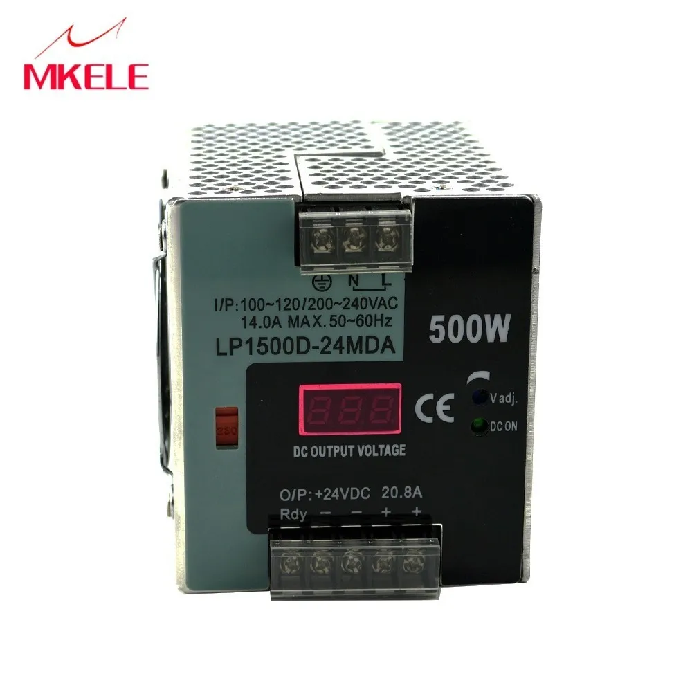 LP-500 din-рейка Voeding 12 V 24 500 W Регулируемая Stroomvoorziening Led дисплей Enkele выход 37.5A 20.8A 10.4A |