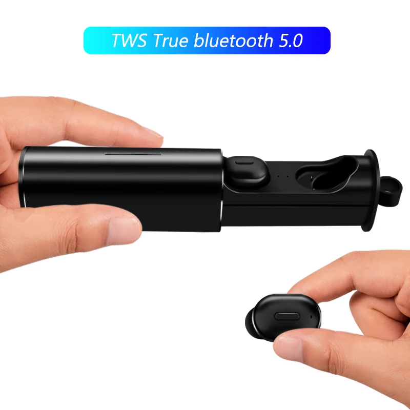 T1 наушники-вкладыши Tws с V5.0 Bluetooth наушники 3d True стерео Беспроводной микрофоном