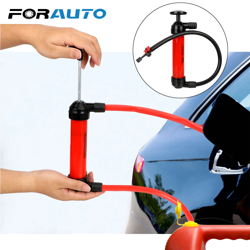 

FORAUTO Manual Hand Pump for Fuel Water Liquid Chemical Transfer Pump Manual Oil Pump Auto Accessories Portable Gasoline Pump