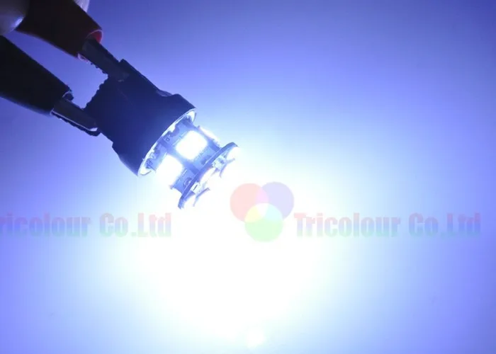 AutoEC T20 W21W WY21W W21/5 Вт 7440 7443 18 smd 5630 led 7444 7441 7440NA 7444A авто инструмент Клин стоп 100 шт.# LD13