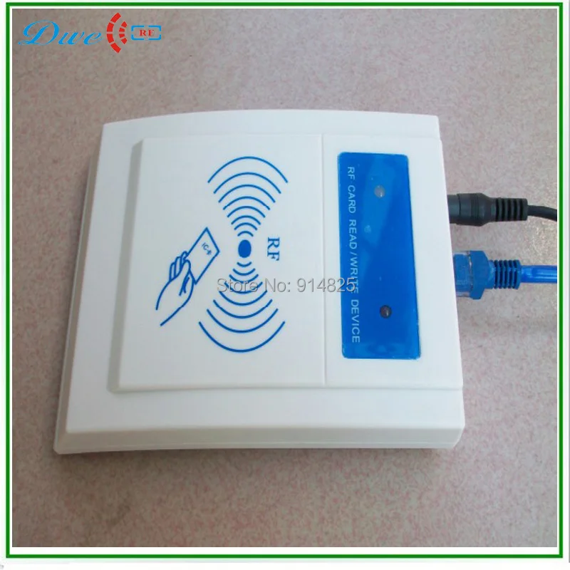 DWE CC RF 13,56 МГц MF TCP/IP RJ45 сети контроля доступа rfid считыватель Читатель 5 V DC поддерживает LAN, WAN, человек