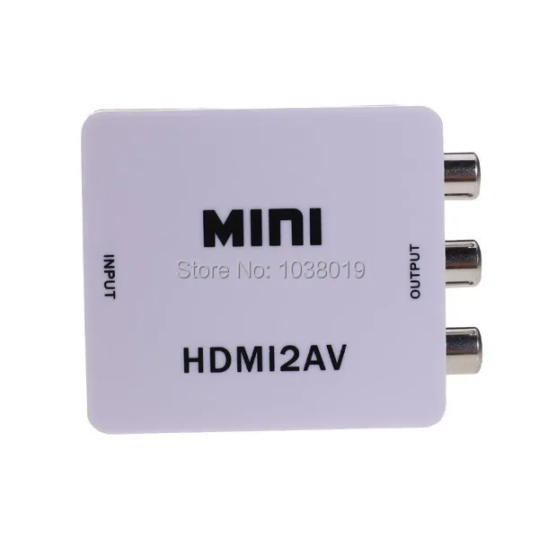 HDMI в AV,, Мини HD видео конвертер, CVBS L/R видео адаптер HDMI в cvbs+ аудио Поддержка NTSC и PAL выход