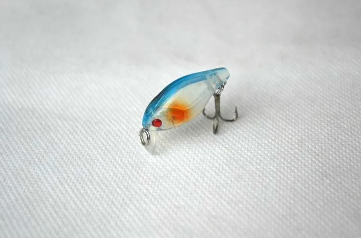 Pesca 5pcslot  2.5g 3cm topwater 0.1-0.5m depth artificials for japan mini Fishing hooks eyes Crankbait Cranks lures Baits bite (6)