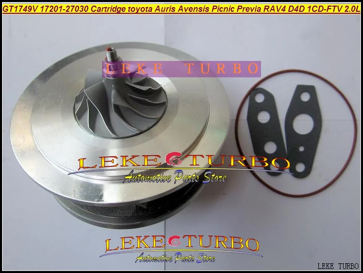 TURBO Turbocharger Cartridge CHRA 17201-27030 721164-0003 For TOYOTA Auris Avensis Picnic Previa RAV4 D4D 021Y 2.0L TD 1CD-FTV (5)