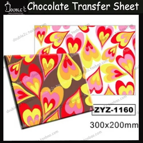 chocolate transfer sheet1010