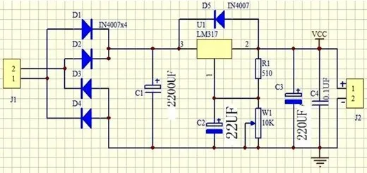5 шт. LM317 Регулируемый источник питания постоянного тока доска/завод деталя с выпрямленный AC/DC вход/регулятор усилитель низкой частоты модуль датчика