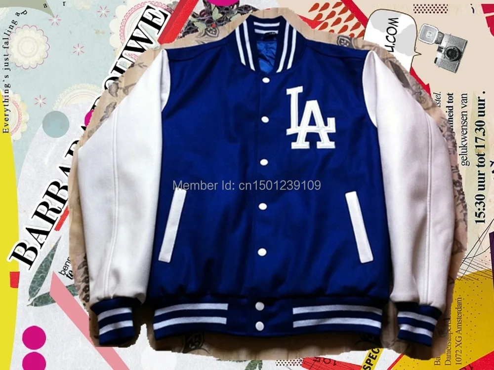 Mlb La Dodgers Varsity Letterman Jacket 