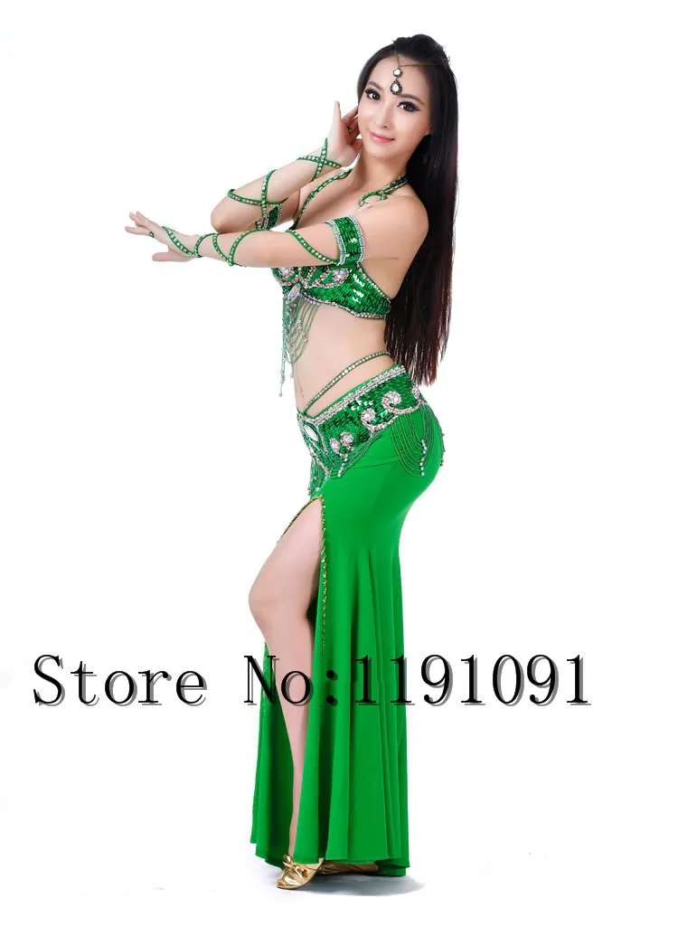 Одежда для индийского беллиданса, 3 компл. Размера S / M / L, 10 цветов 700#